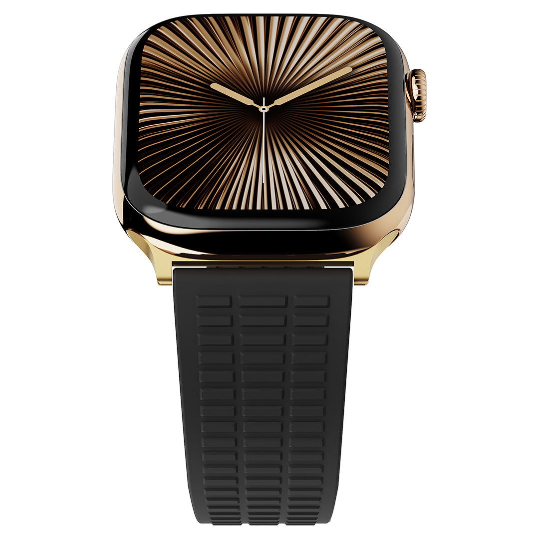 Silicone Magnetic Buckle Strap For Apple Watch