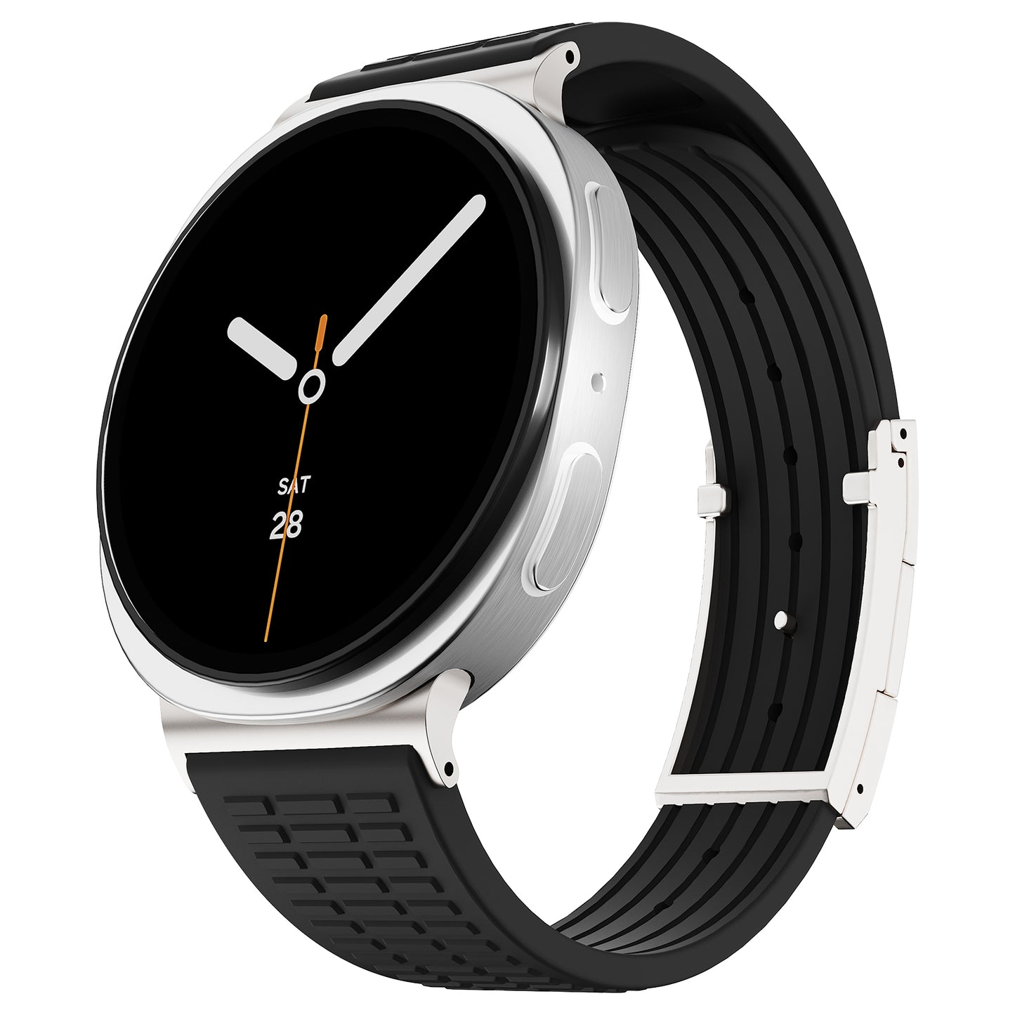 Silicone Magnetic Buckle Strap For Samsung Galaxy Watch