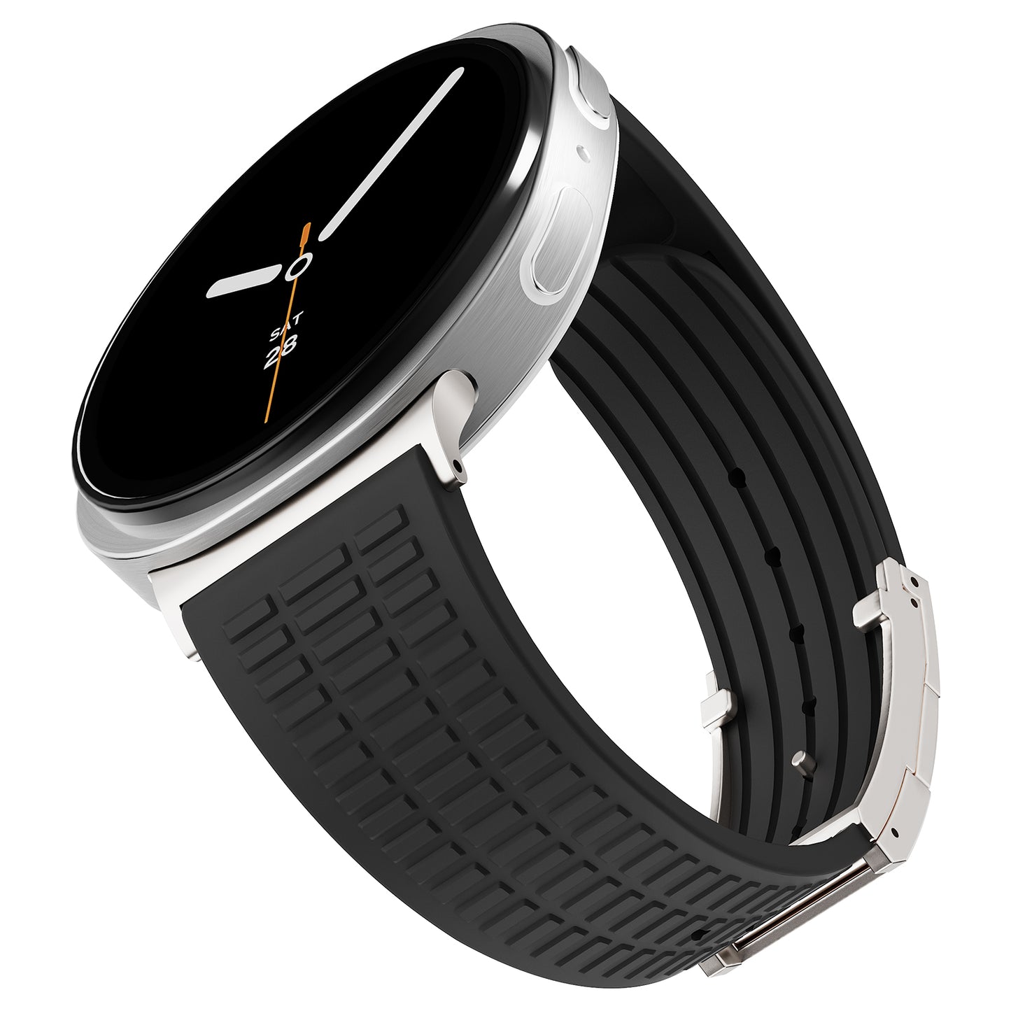 Silicone Magnetic Buckle Strap For Samsung Galaxy Watch