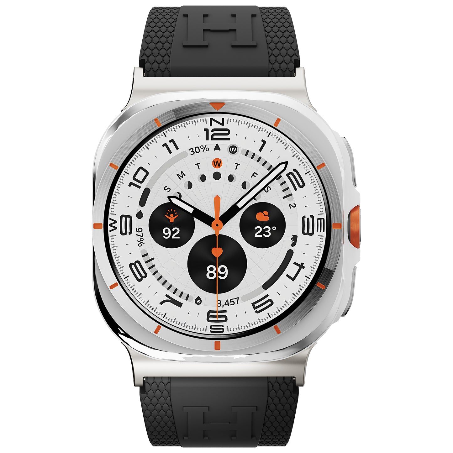Silicone Magnetic Buckle Band For Samsung Galaxy Watch Ultra
