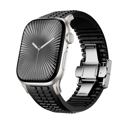 #Color_Black Band-Silver Buckle