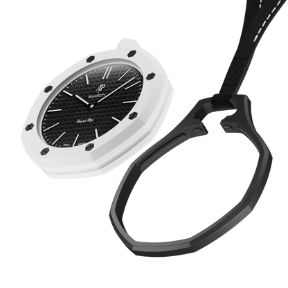 Luxury Leather Pendant Watch Holder Necklace