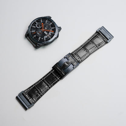 Garmin Watch Alligator Leather Band