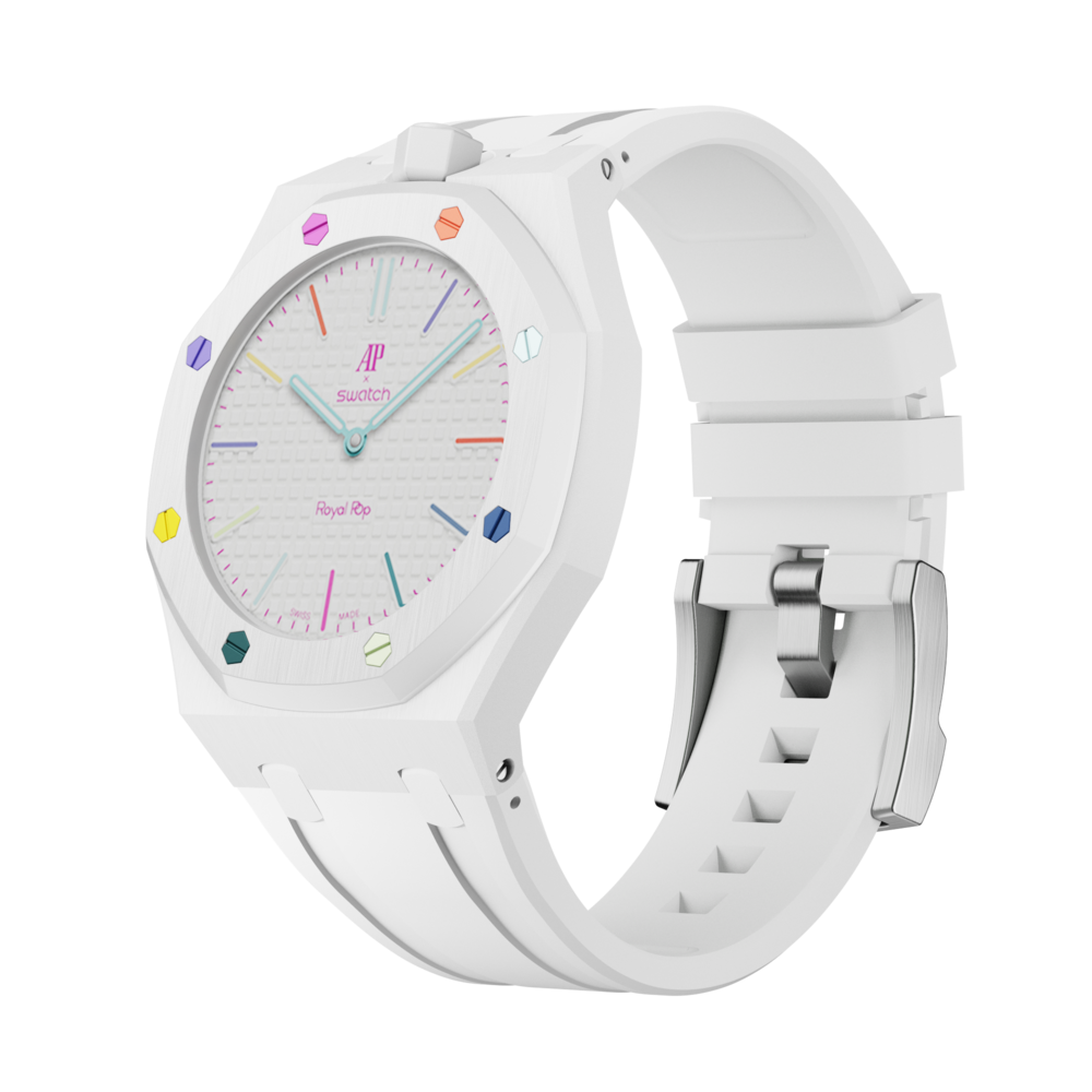 Silicone Watch Band & Protective Case Set