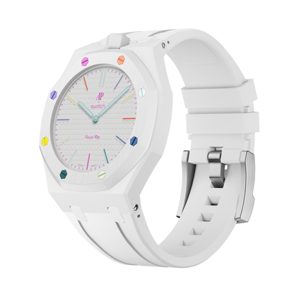 Silicone Watch Band & Protective Case Set