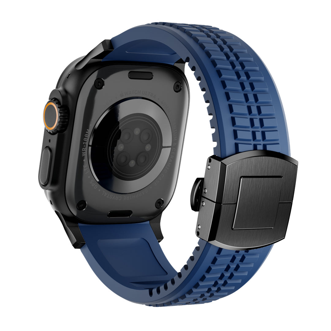 #Color_Blue Band-Black Buckle