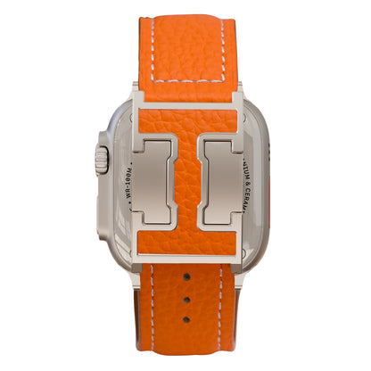 Lychee Leather Band For Apple Watch