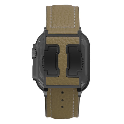 Lychee Leather Band For Apple Watch