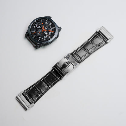 Garmin Watch Alligator Leather Band