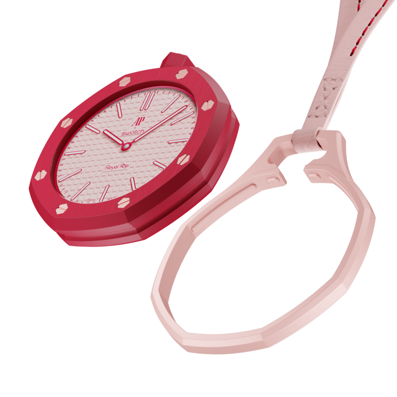 Luxury Leather Pendant Watch Holder Necklace