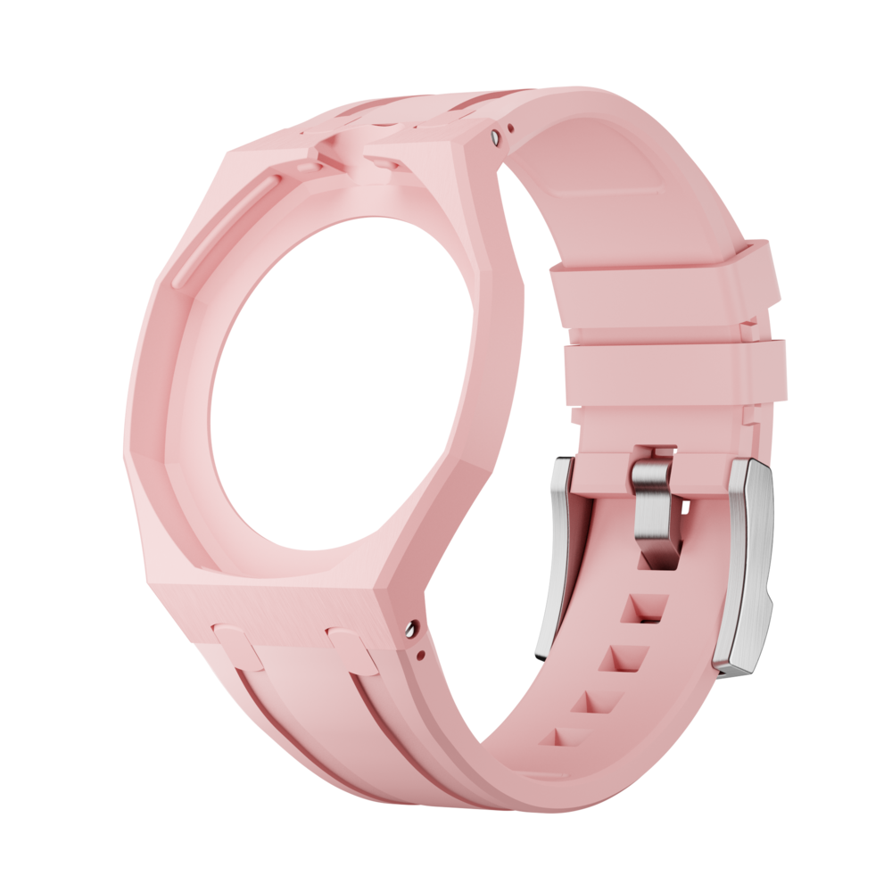 Silicone Watch Band & Protective Case Set