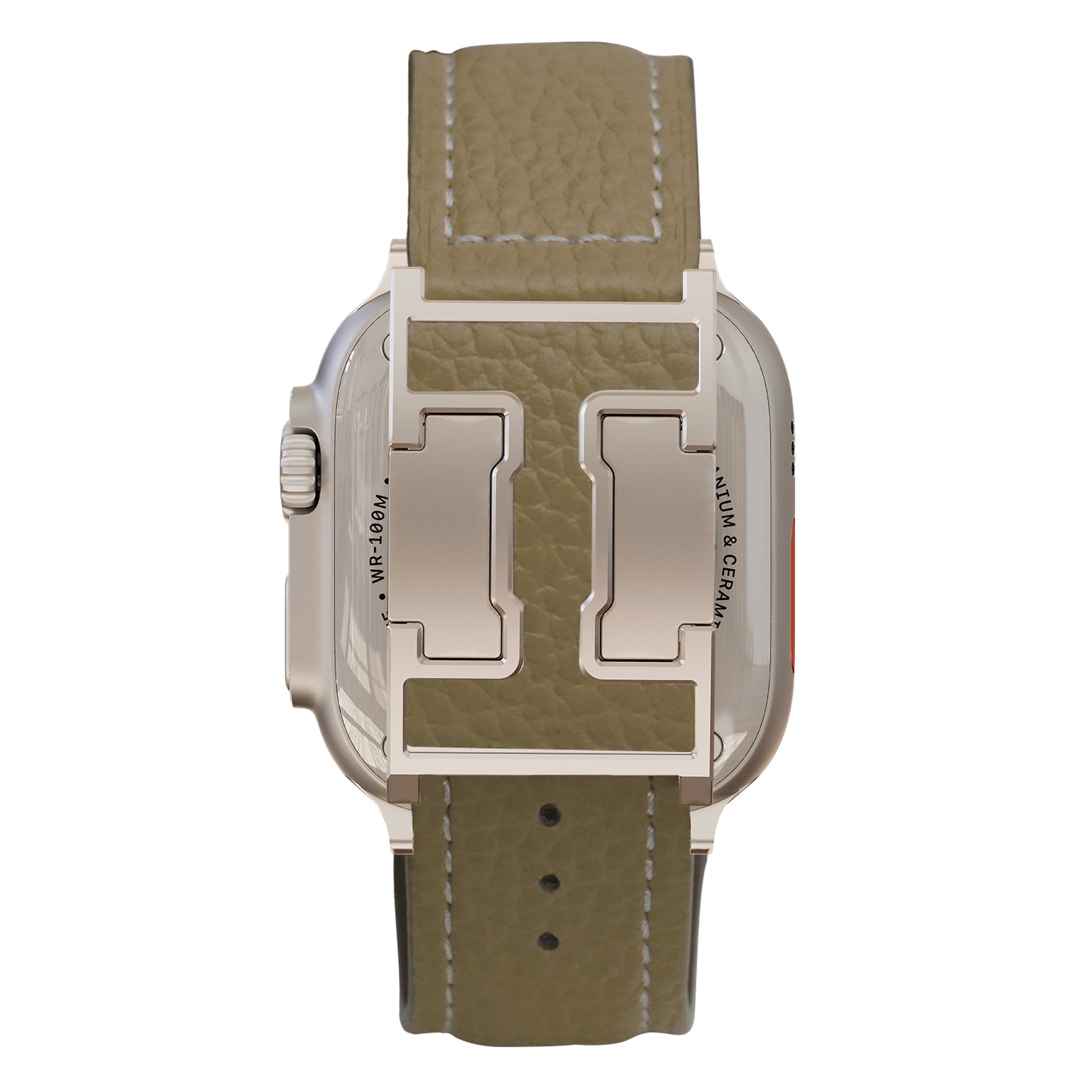 Lychee Leather Band For Apple Watch