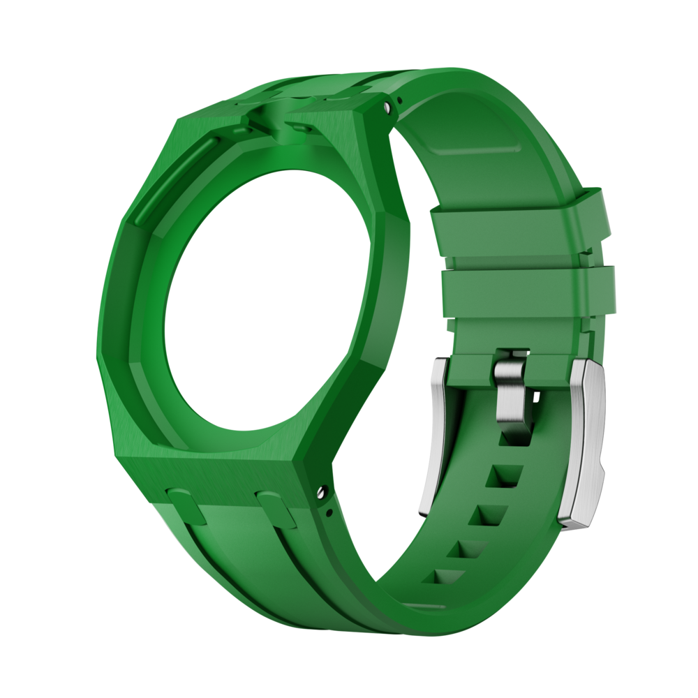 Silicone Watch Band & Protective Case Set