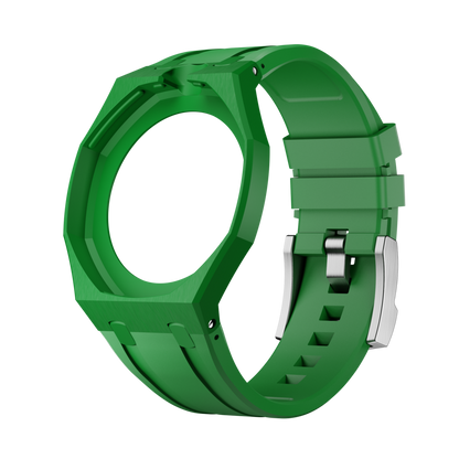 Silicone Watch Band & Protective Case Set