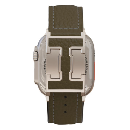 Lychee Leather Band For Apple Watch