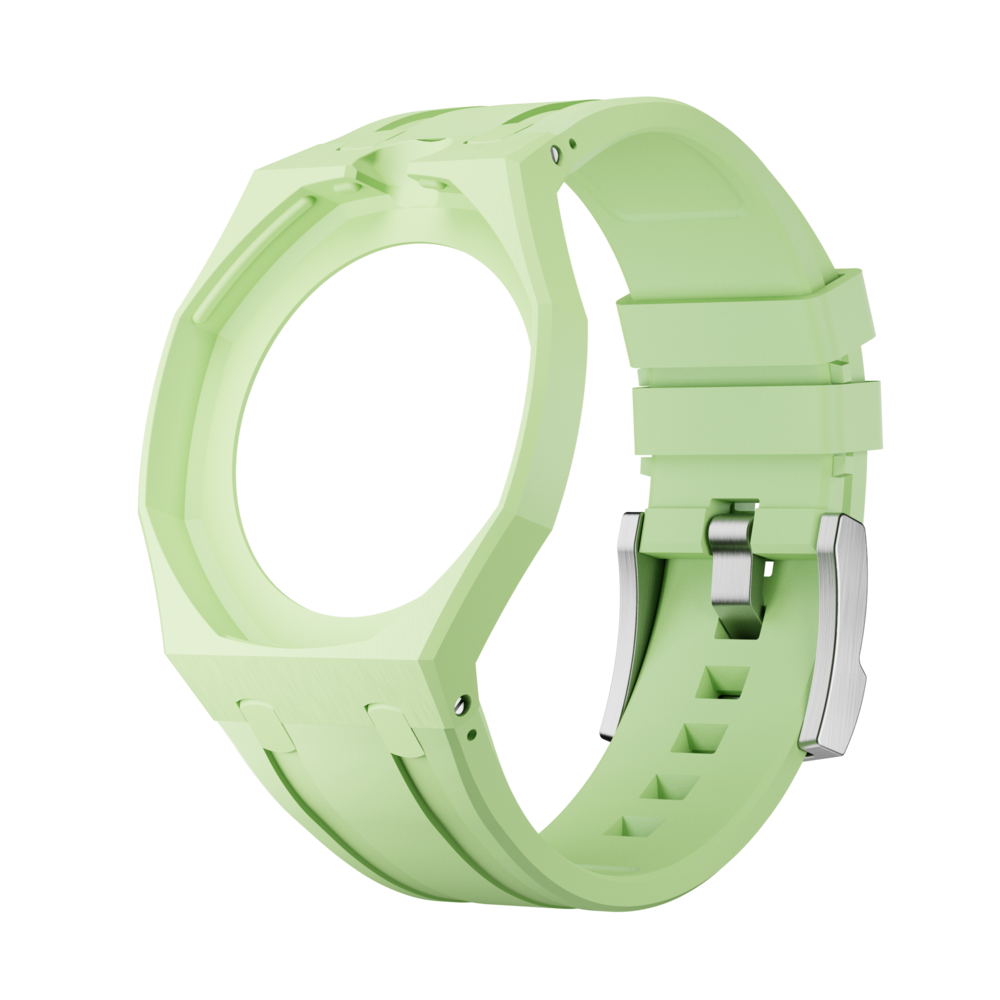 Silicone Watch Band & Protective Case Set