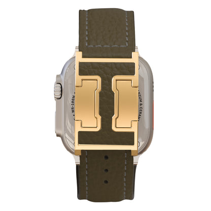 Lychee Leather Band For Apple Watch