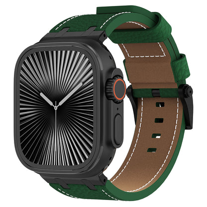 AP Lychee Leather Band For Apple Watch