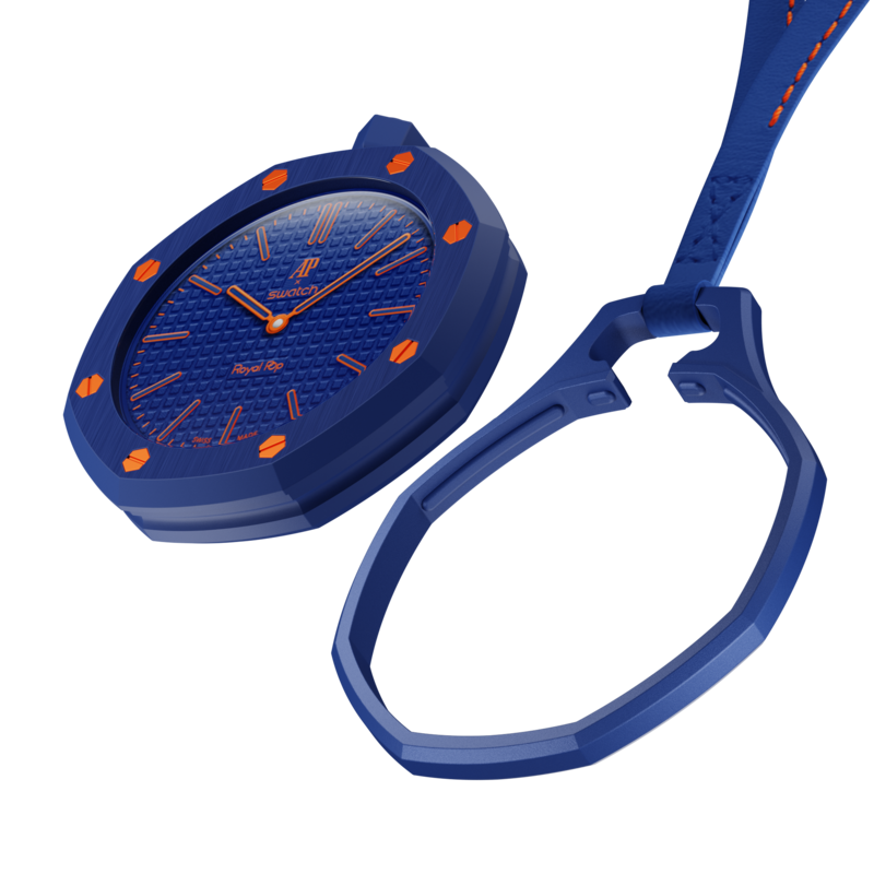 Luxury Leather Pendant Watch Holder Necklace