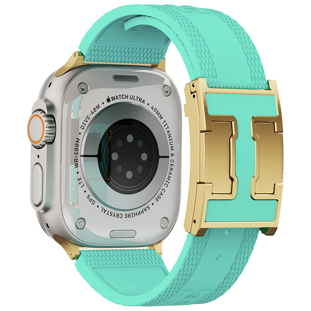 Correa de silicona con hebilla magnética para Apple Watch