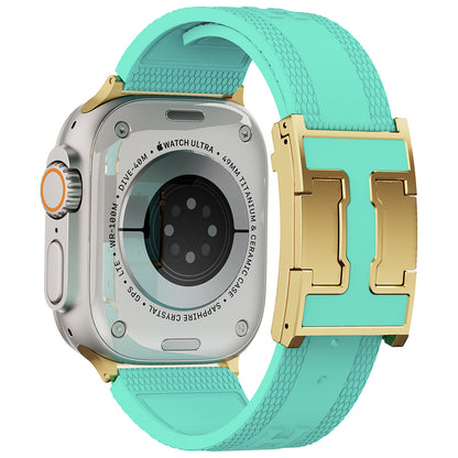 Correa de silicona con hebilla magnética para Apple Watch