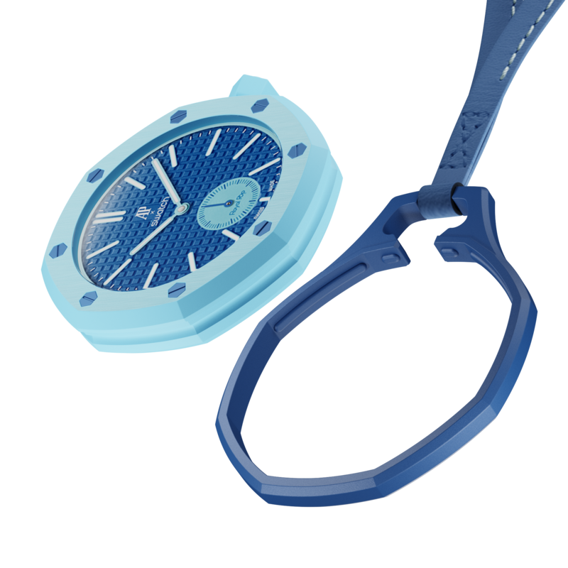 Luxury Leather Pendant Watch Holder Necklace