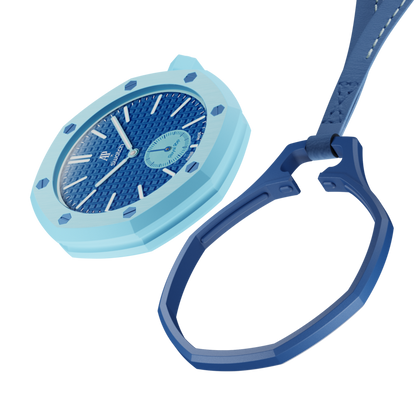 Luxury Leather Pendant Watch Holder Necklace