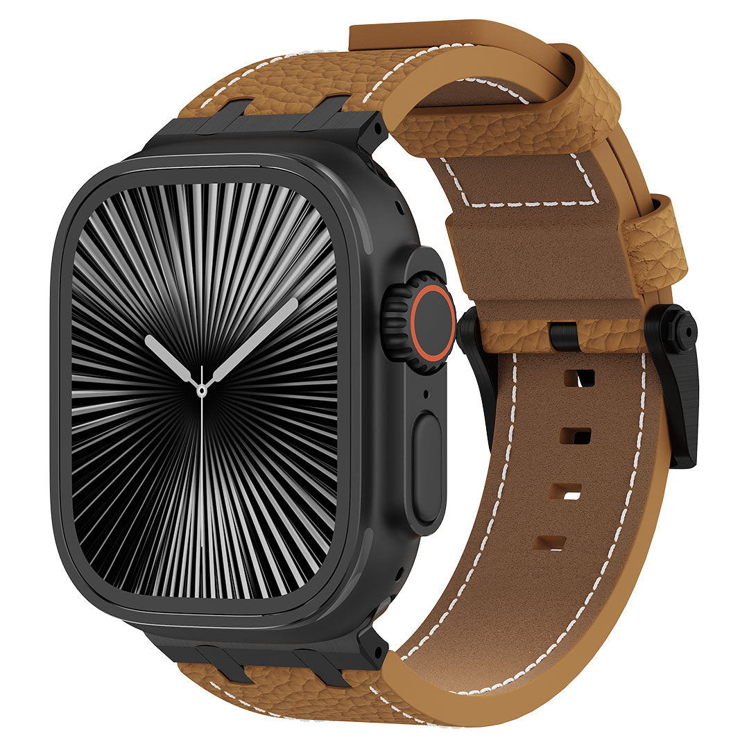 AP Lychee Leather Band For Apple Watch