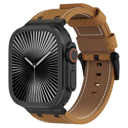 AP Lychee Leather Band For Apple Watch
