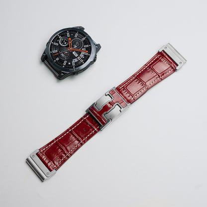 Garmin Watch Alligator Leather Band