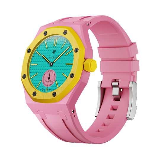 Silicone Watch Band & Protective Case Set