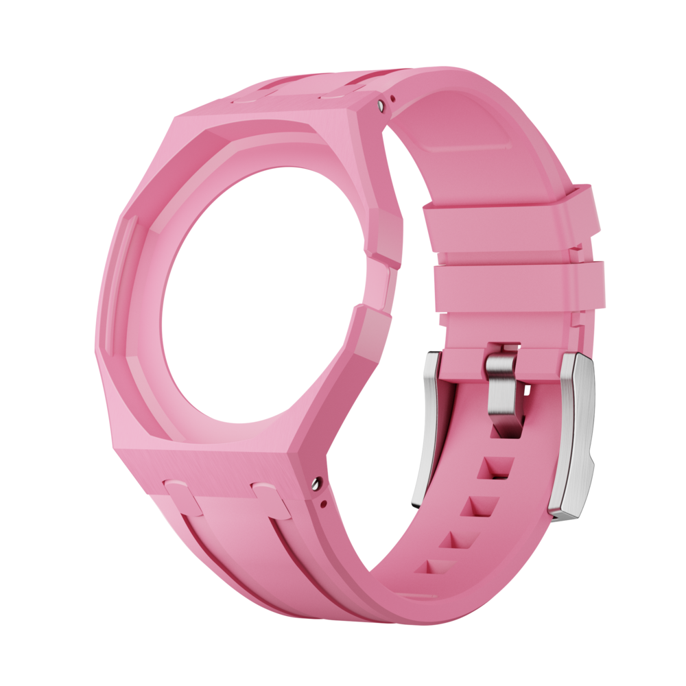 Silicone Watch Band & Protective Case Set