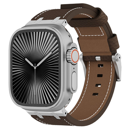 AP Lychee Leather Band For Apple Watch