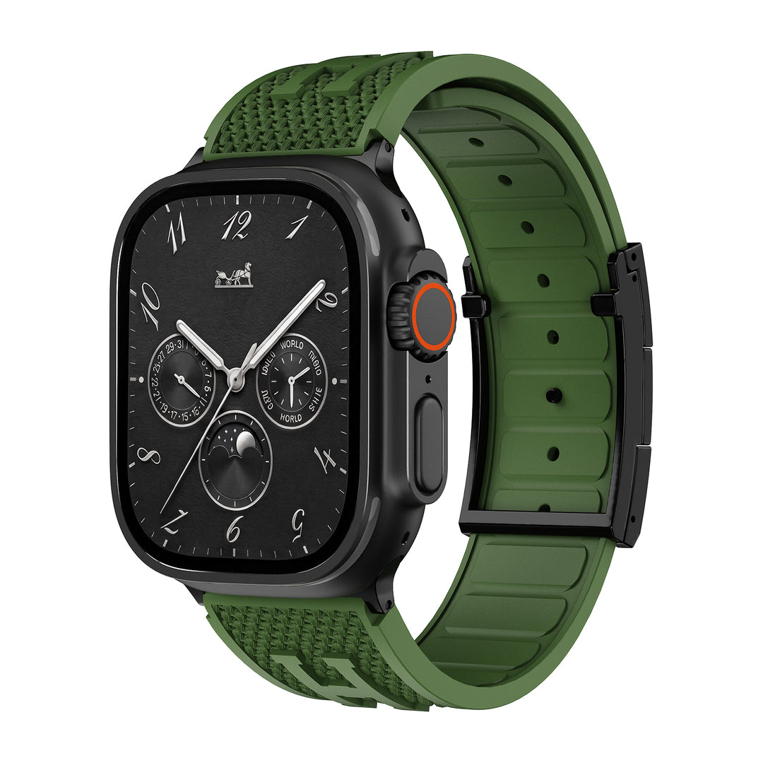 Weave Texture Silicone Band for Apple Watch