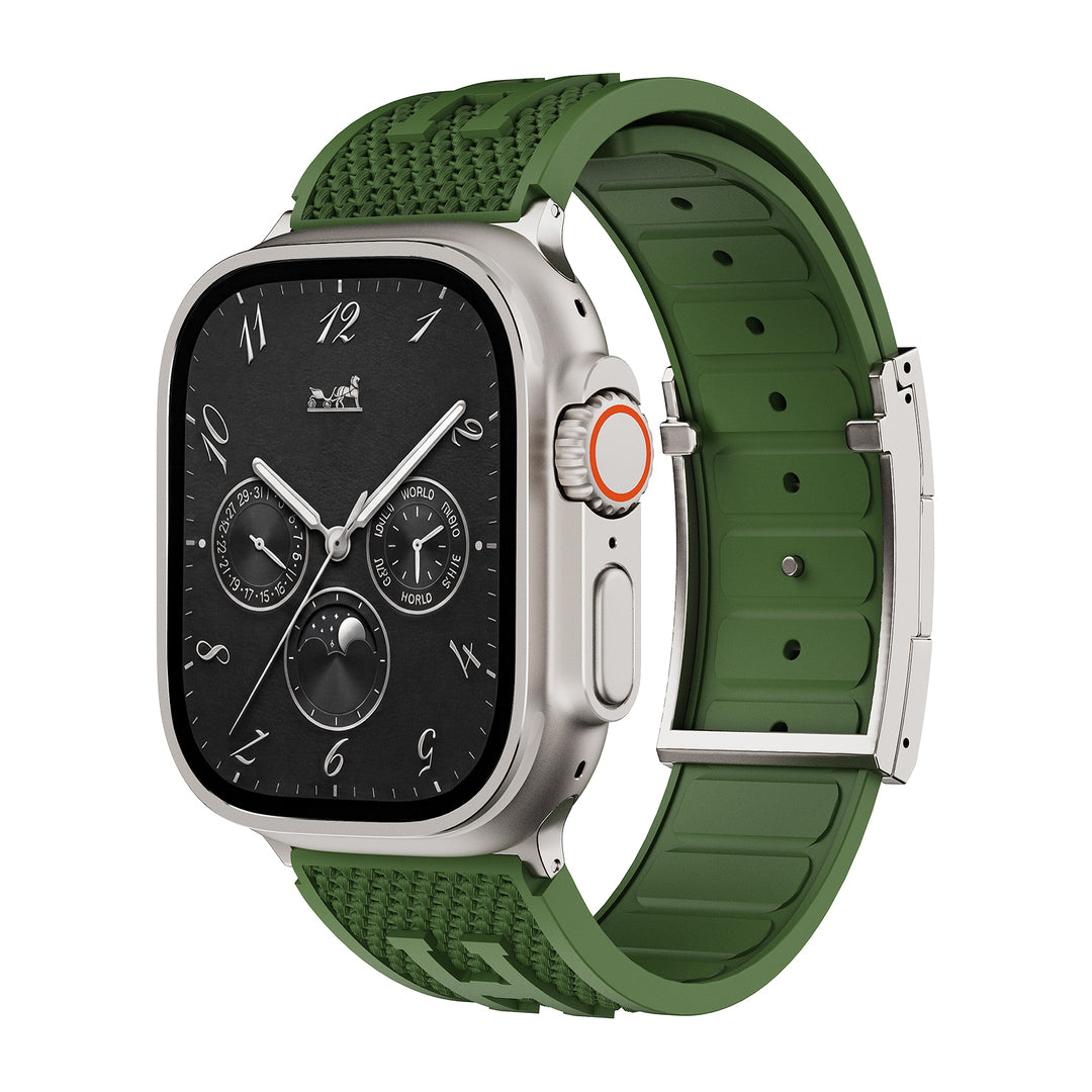 Weave Texture Silicone Band for Apple Watch