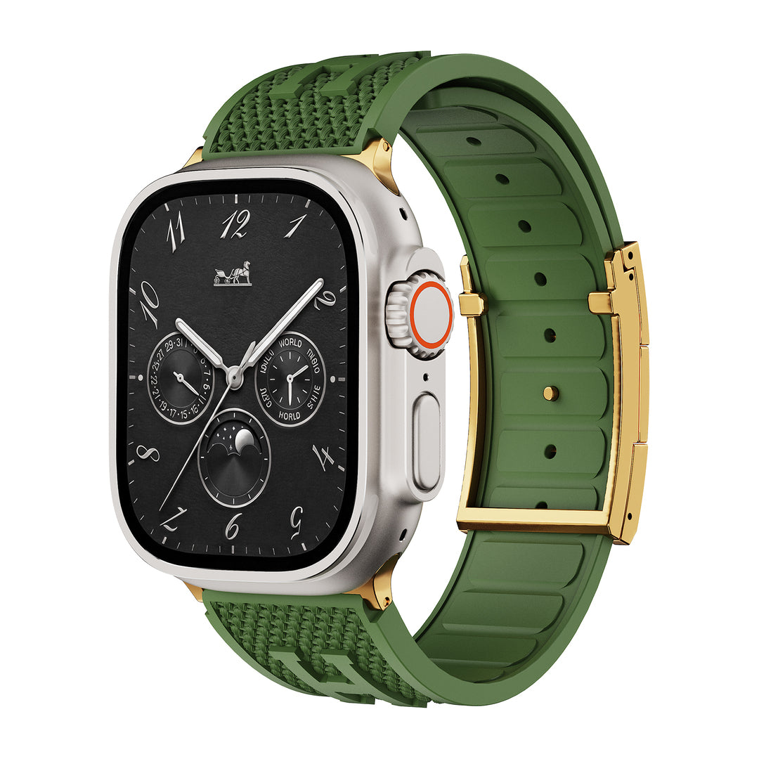 Weave Texture Silicone Band for Apple Watch