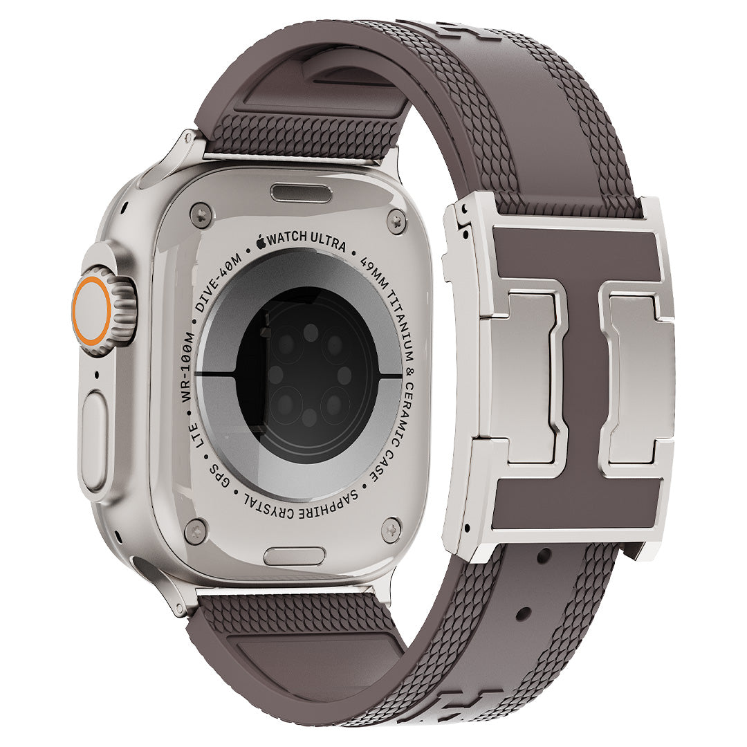 Silikonarmband mit magnetischer Schnalle für Apple Watch