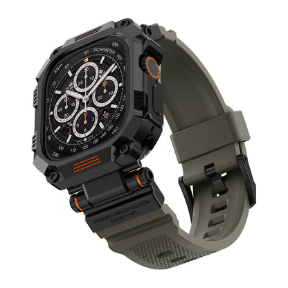 Titan Tactical Case & Silicone Band Set for Apple Watch