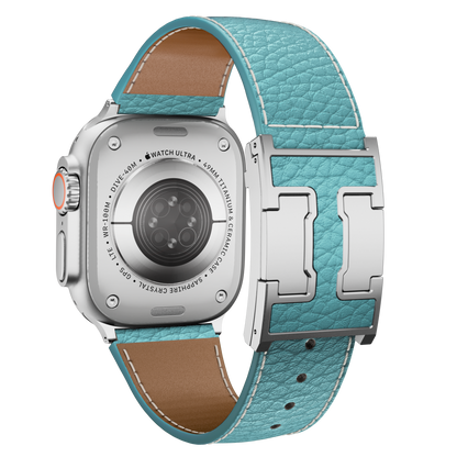 Lychee Leather Band For Apple Watch