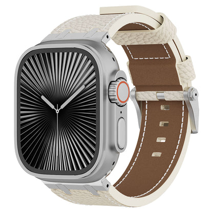AP Lychee Leather Band For Apple Watch