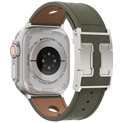 LX Leather Magnetic Buckle Band For Apple Watch