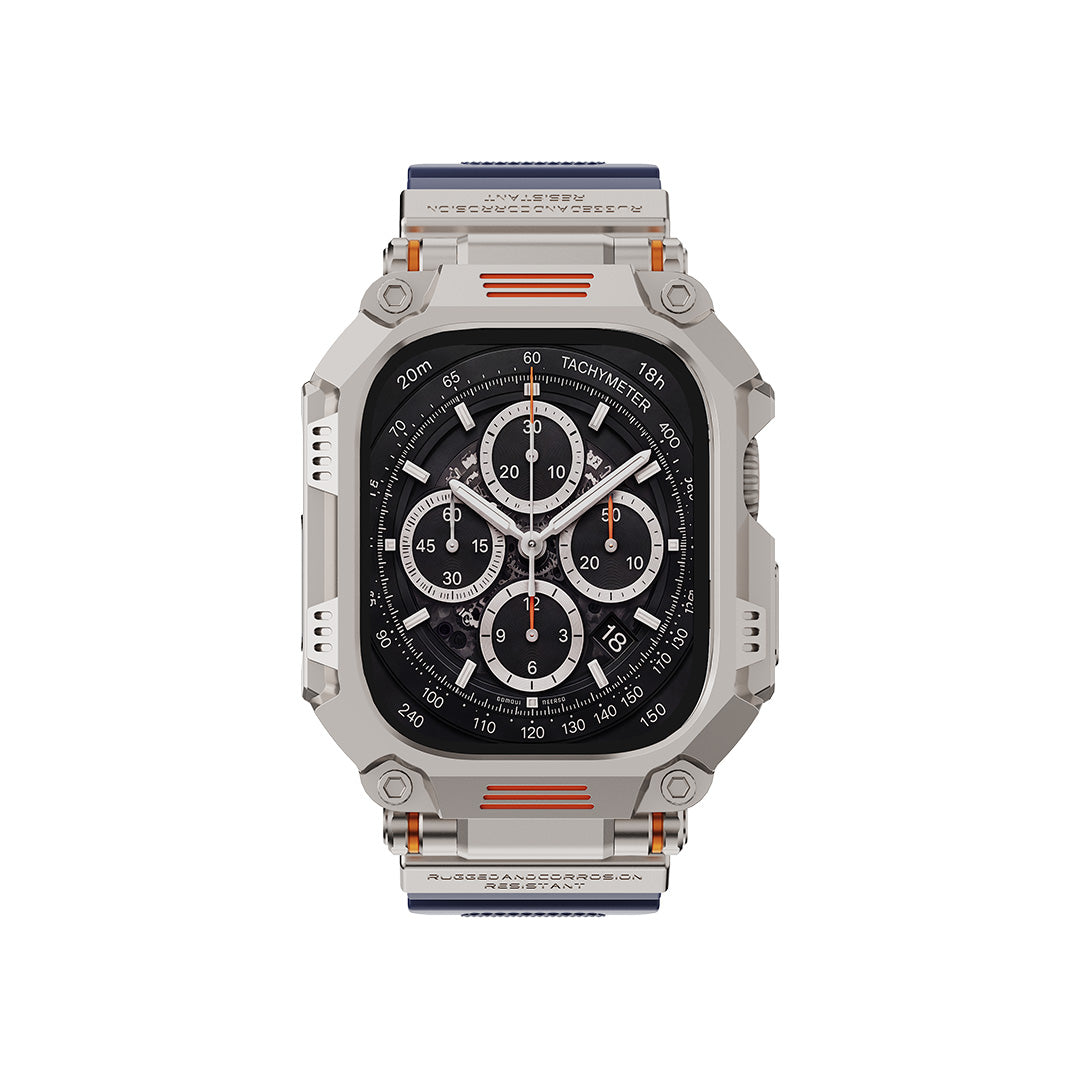 Titan Tactical Case & Silicone Band Set for Apple Watch