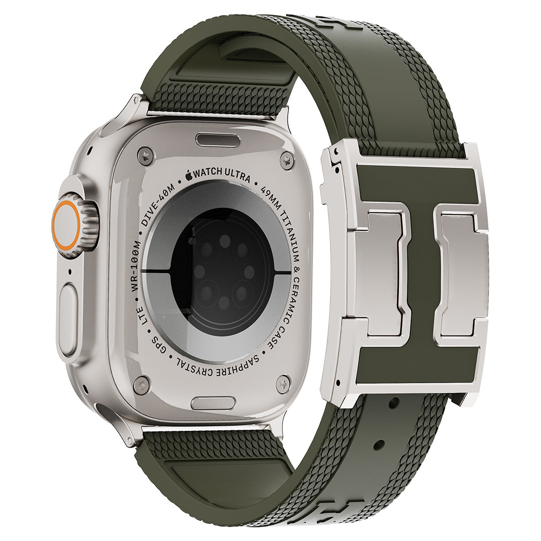 Silikonarmband mit magnetischer Schnalle für Apple Watch