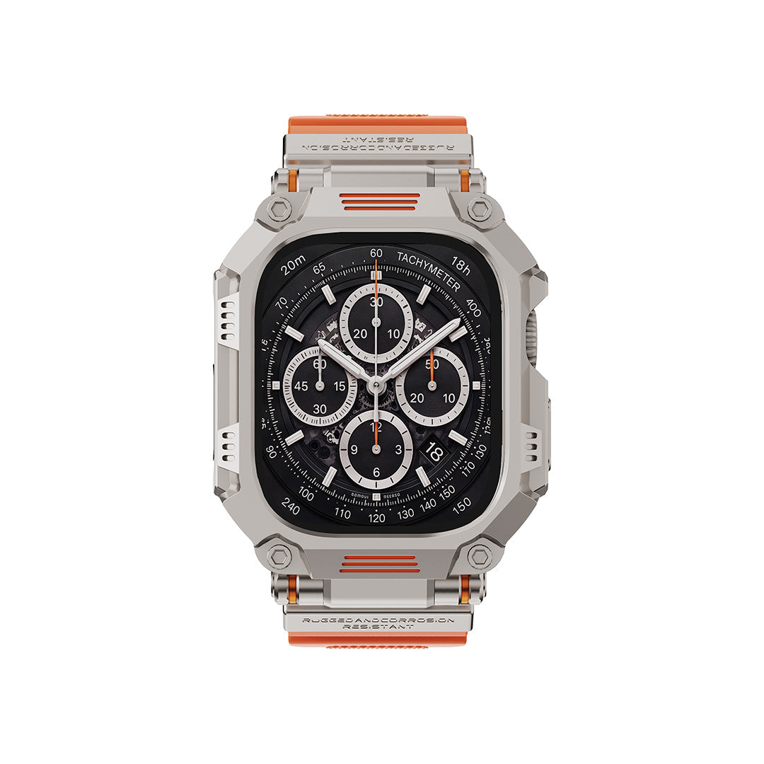 Titan Tactical Case & Silicone Band Set for Apple Watch