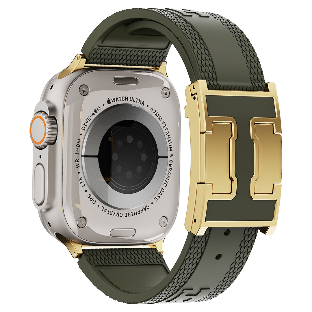 Silikonarmband mit magnetischer Schnalle für Apple Watch
