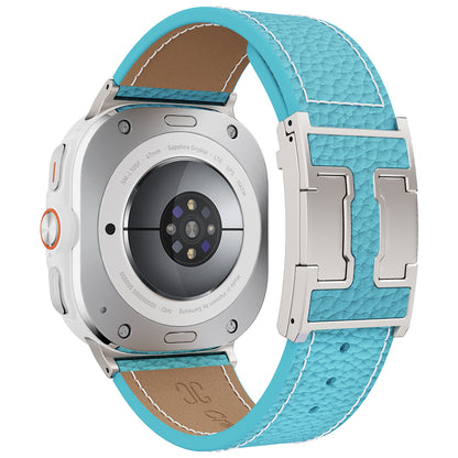 Lychee Leather Band For Samsung Galaxy Watch Ultra