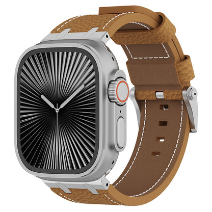 AP Lychee Leather Band For Apple Watch