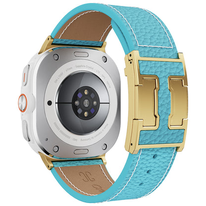 Lychee Leather Band For Samsung Galaxy Watch Ultra
