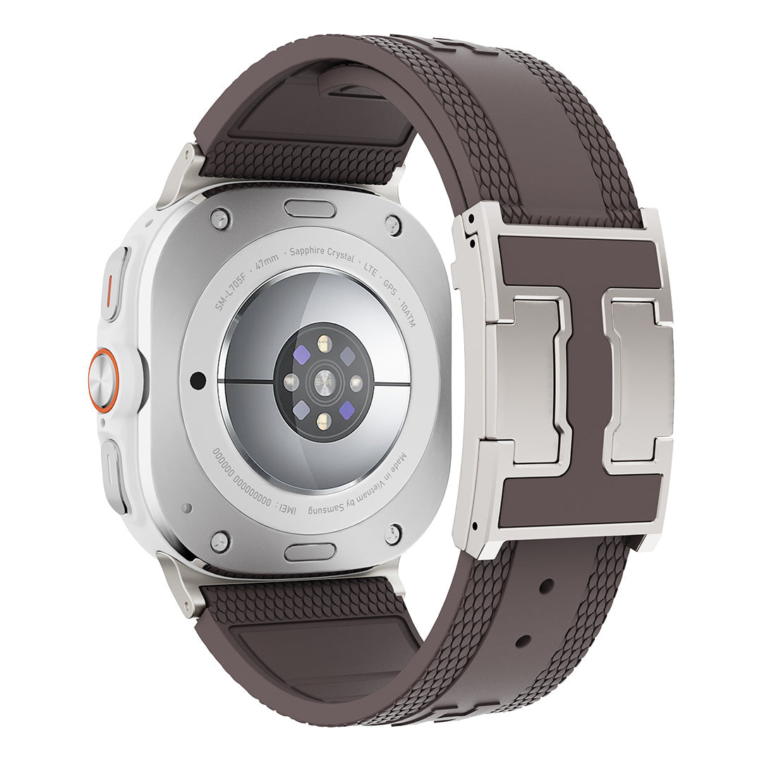 Silicone Magnetic Buckle Band For Galaxy Watch Ultra