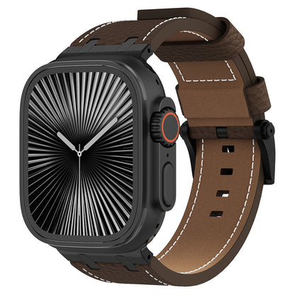 AP Lychee Leather Band For Apple Watch